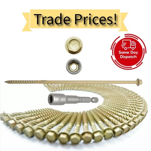 Hex head landscape screws - head,