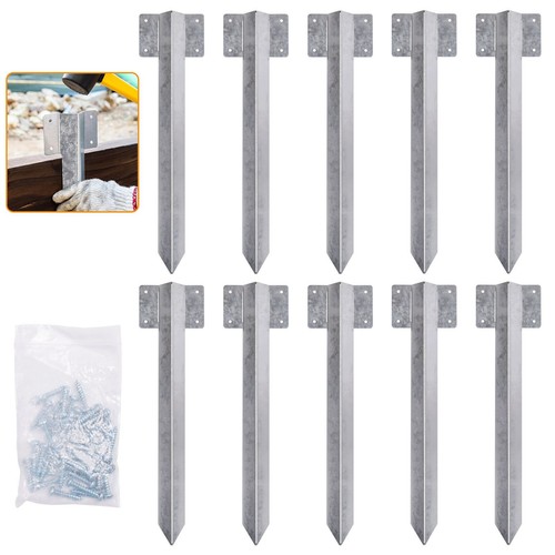 10x railway sleeper brackets - 10x,