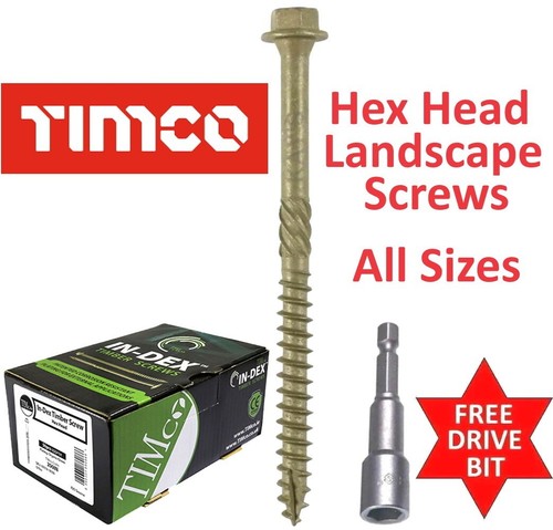 Hex head landscape screws - landscape,
