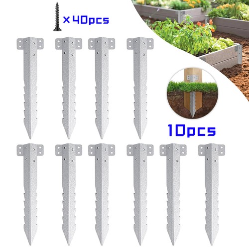 10x railway sleeper brackets - 10x,