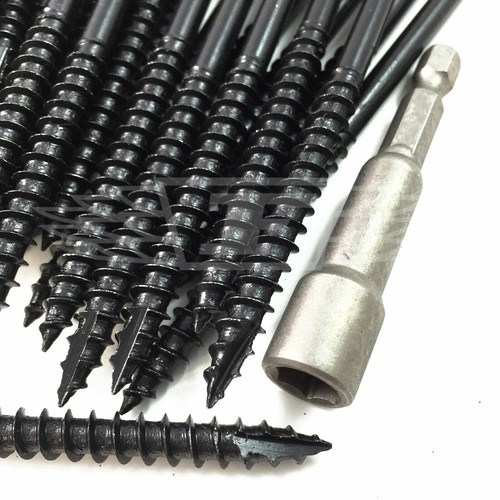 Timberfix black hex head - hex,