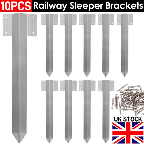 Railway sleeper brackets - 10,