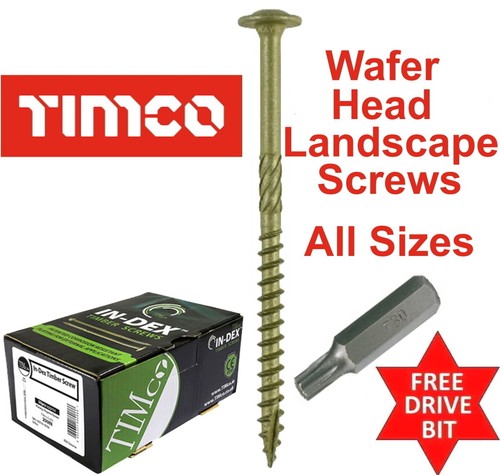 Wafer head wood screws - wafer,